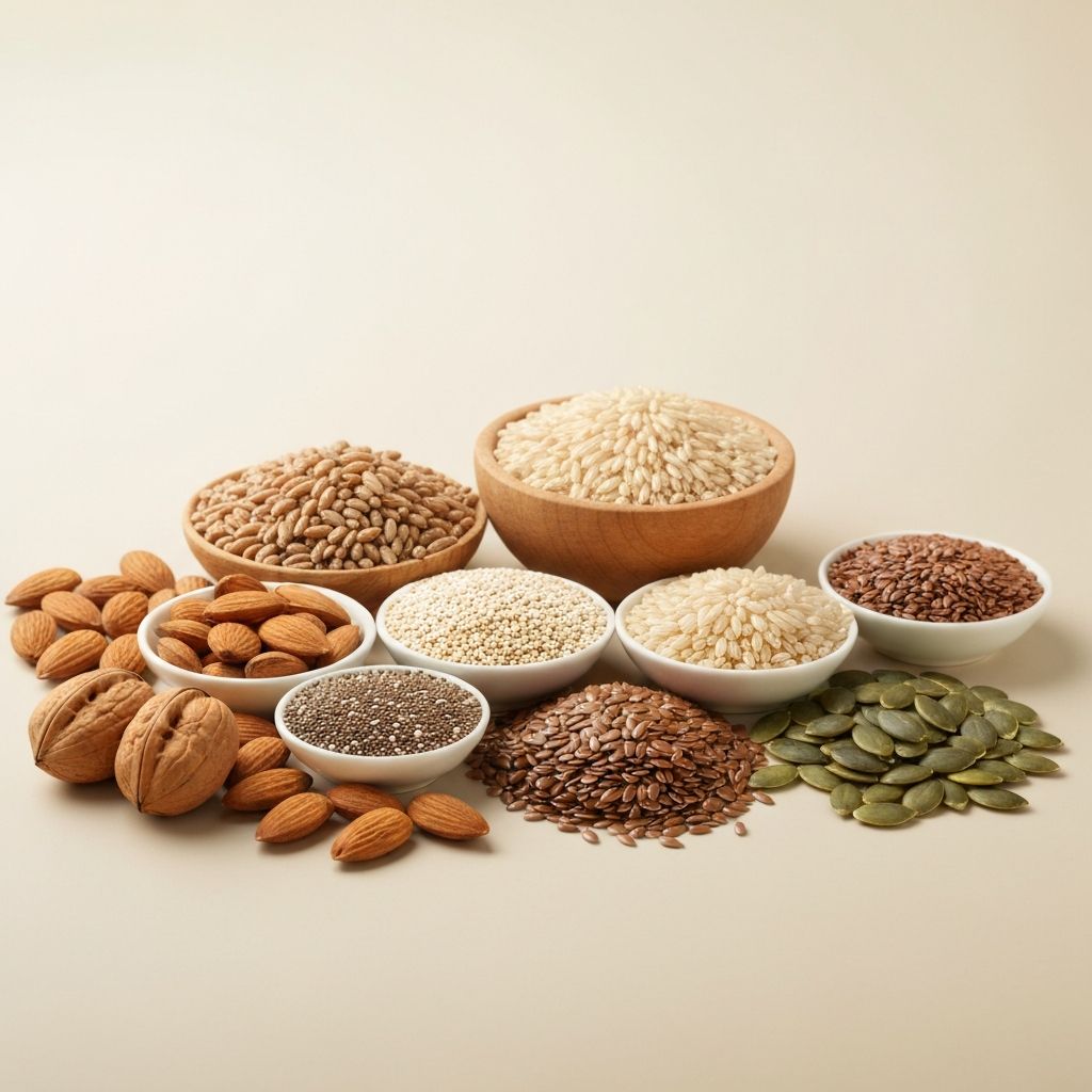 Цельные зерна и семена